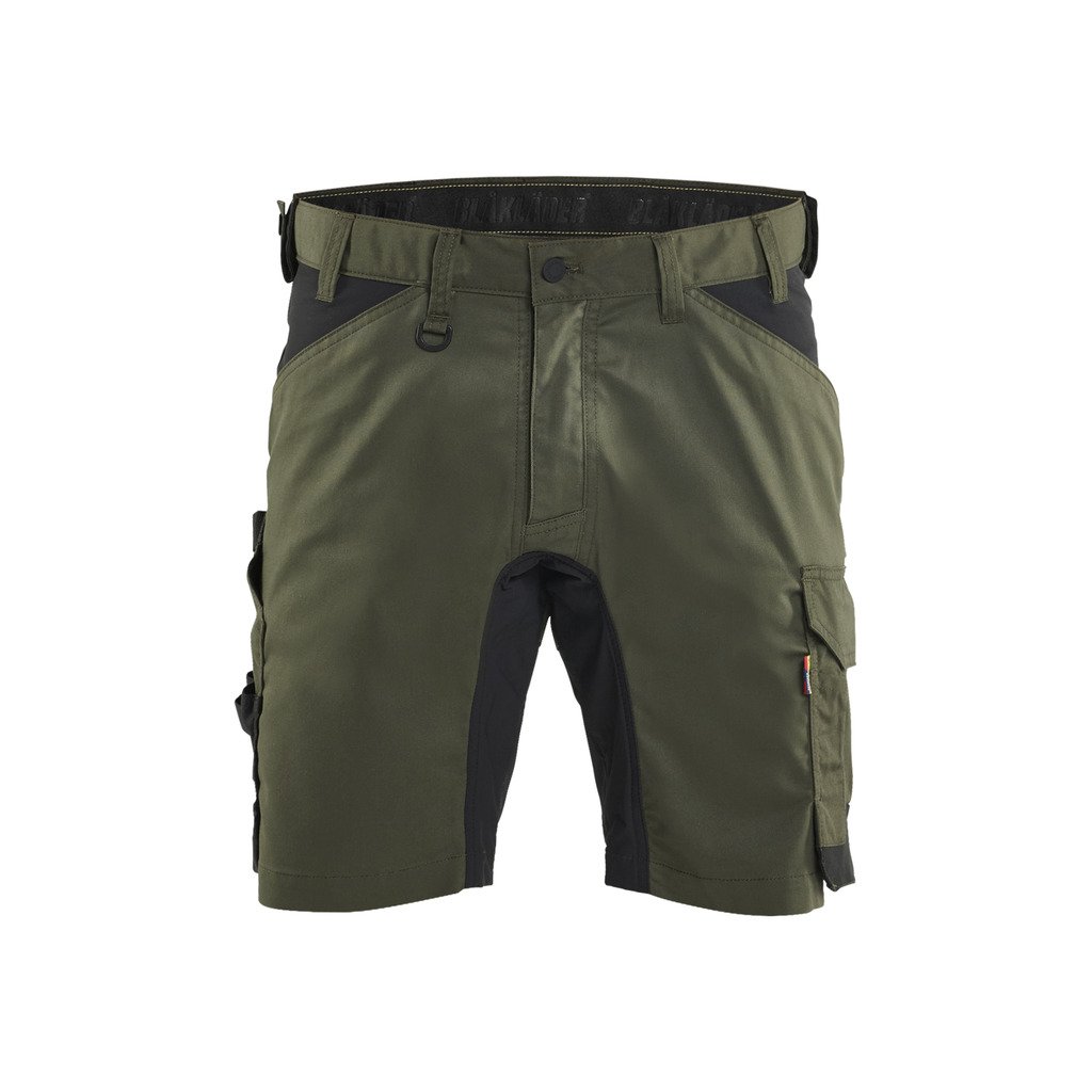 [175318328599C44] Håndverksshorts stretch (C44, Kornblå/Svart)