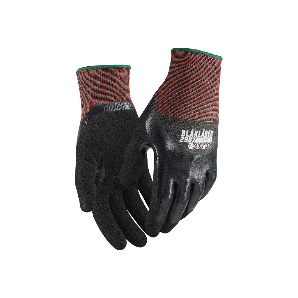 [29871421990010] Hanske Kuttbeskyttende nivå D Nitril (10)