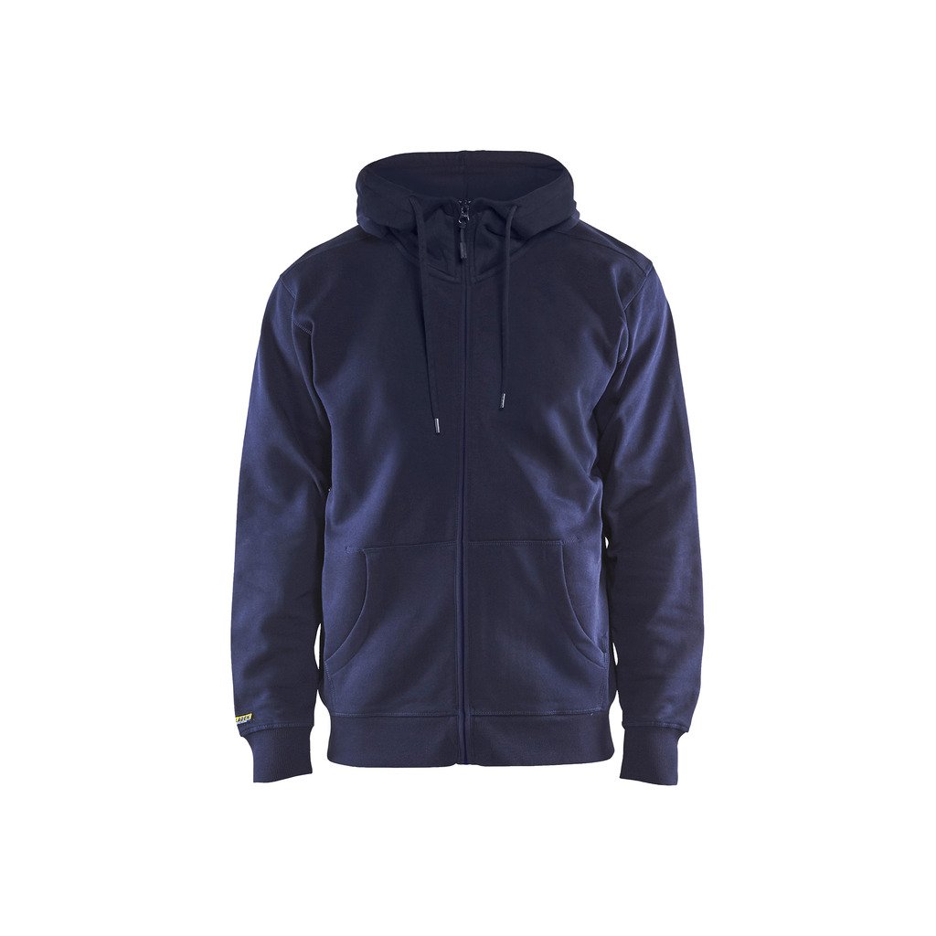 College hettejakke hel glidelås (4XL, Grå)