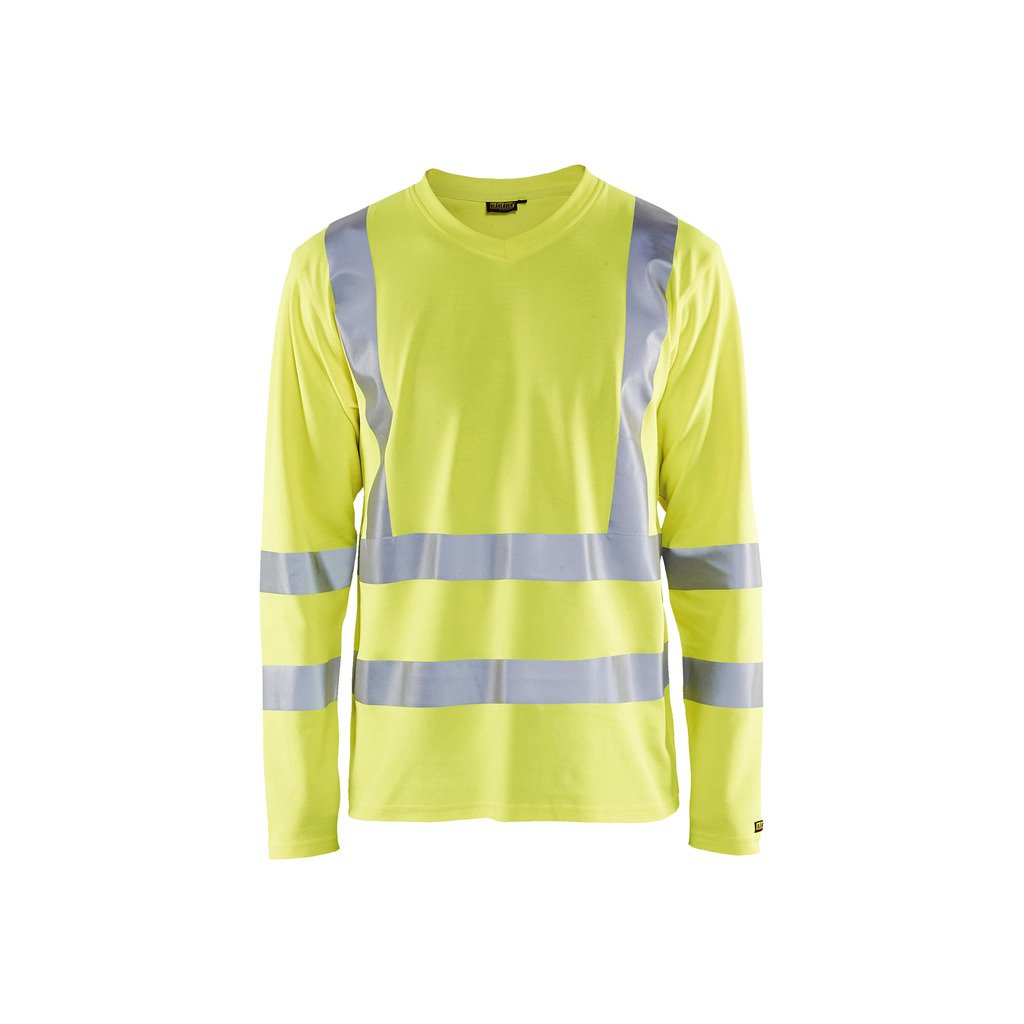 [3381107053004XL] T-skjorte Langermet Varsel UV-beskyttet (4XL, Oransje)