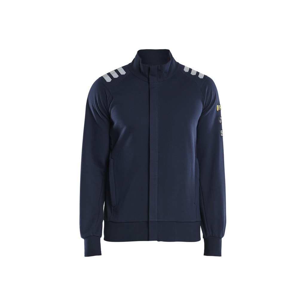 [3453176289004XL] Collegejakke flammehemmende (4XL, Marineblå)