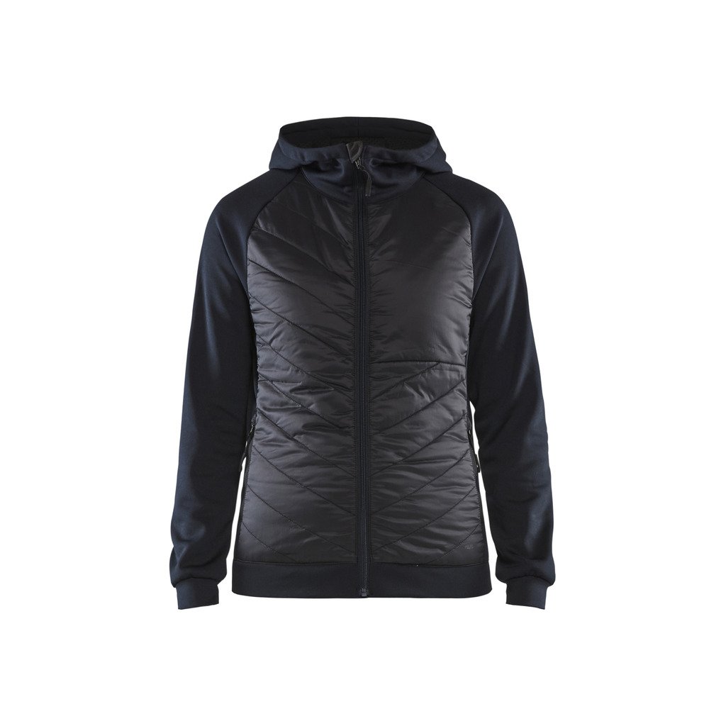[346425268699L] Hybridjakke dame (L, Mørk marineblå/Svart)