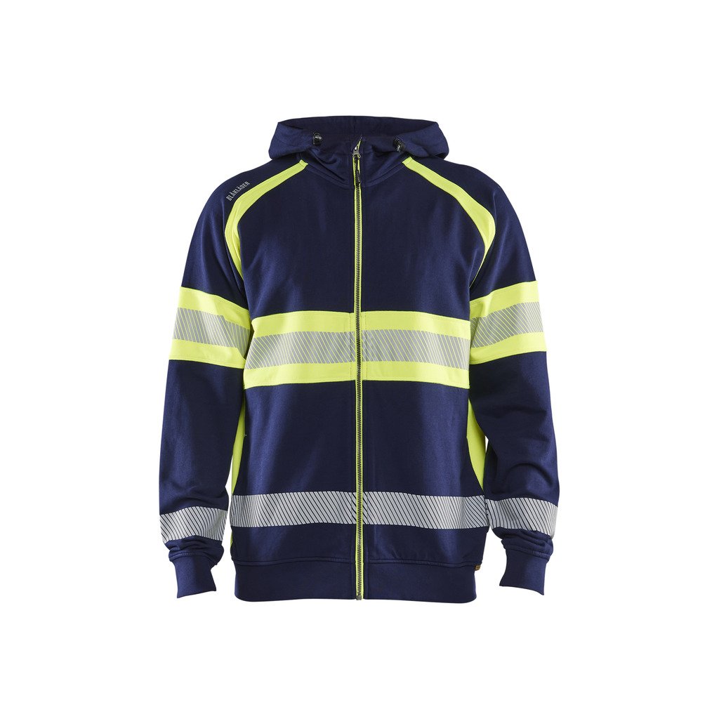 [3552115889534XL] Hettejakke Varsel (4XL, Marineblå/Oransje)