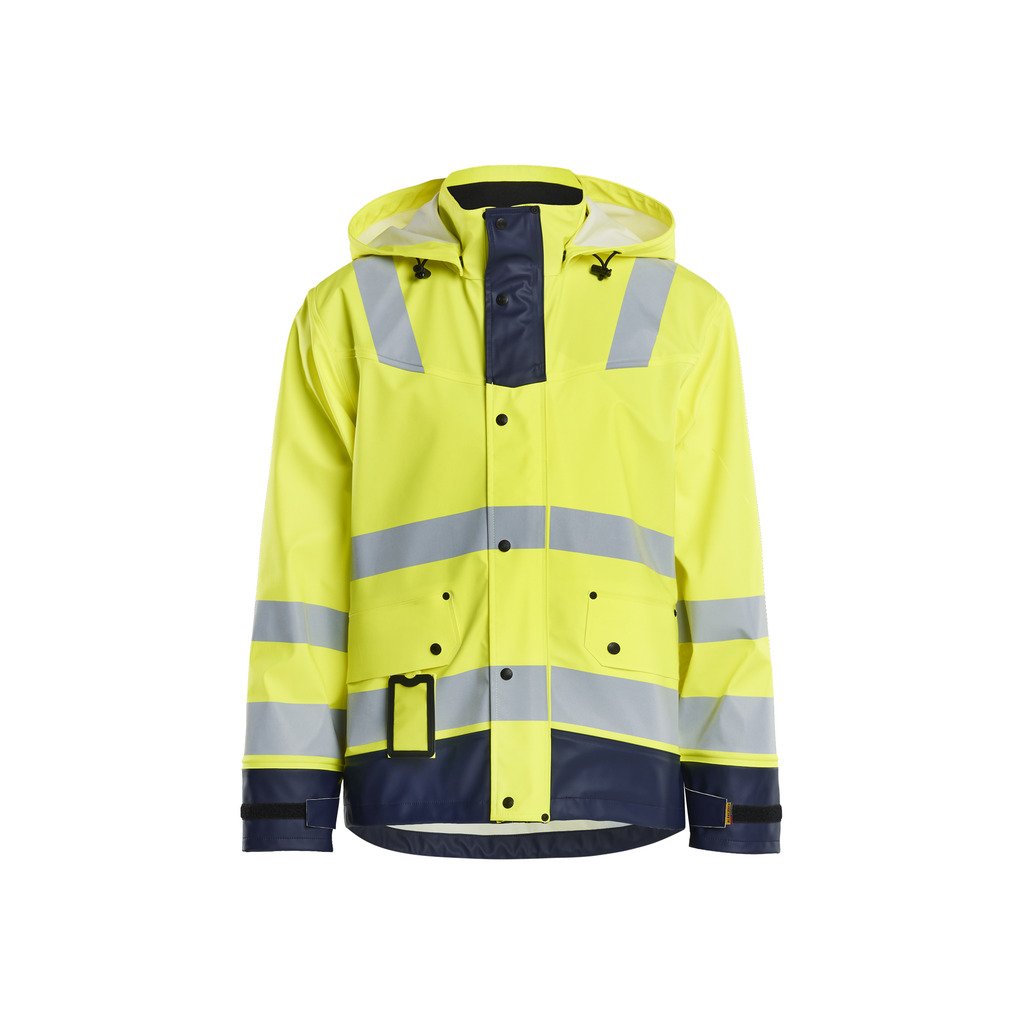 [4302200353004XL] Regnjakke varsel Level 2 (4XL, Oransje)