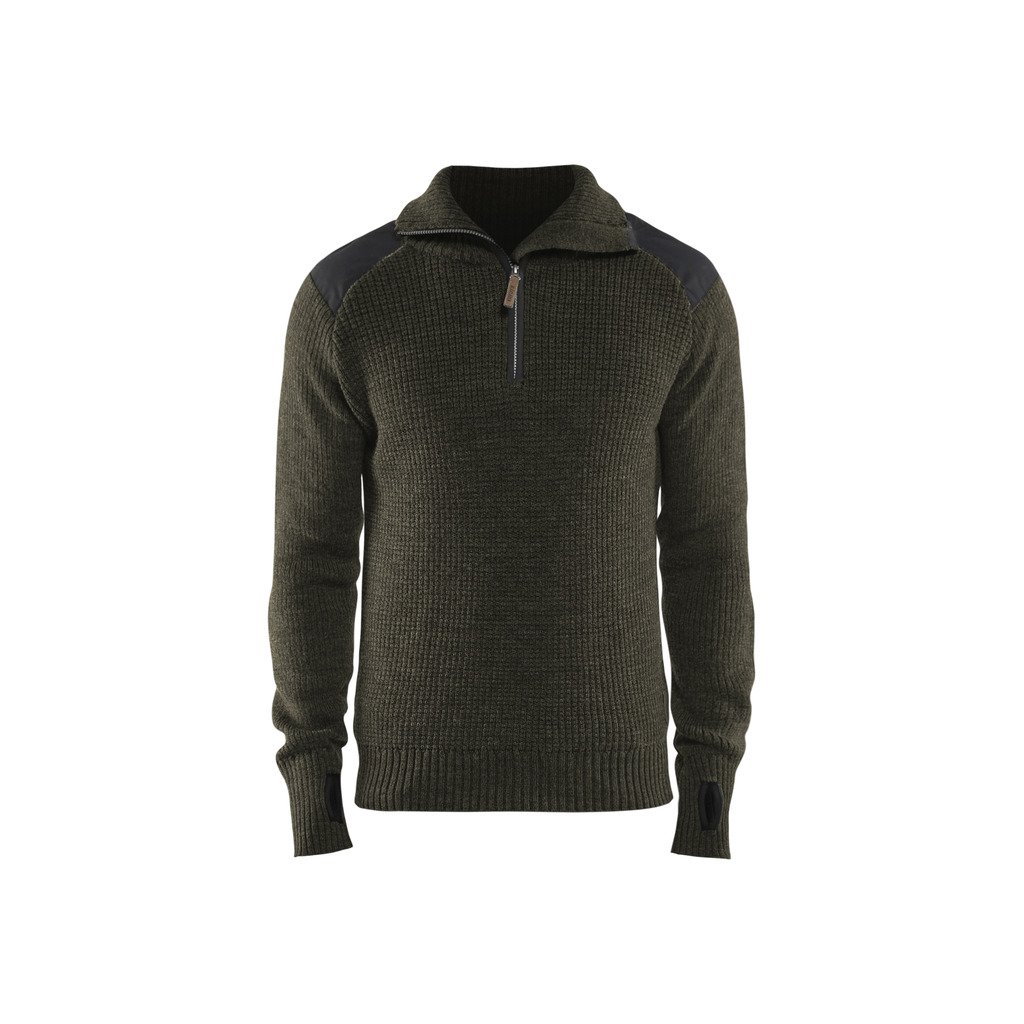 [4630107190984XL] Ullgenser (4XL, Gråmelert/ Mørk grå)