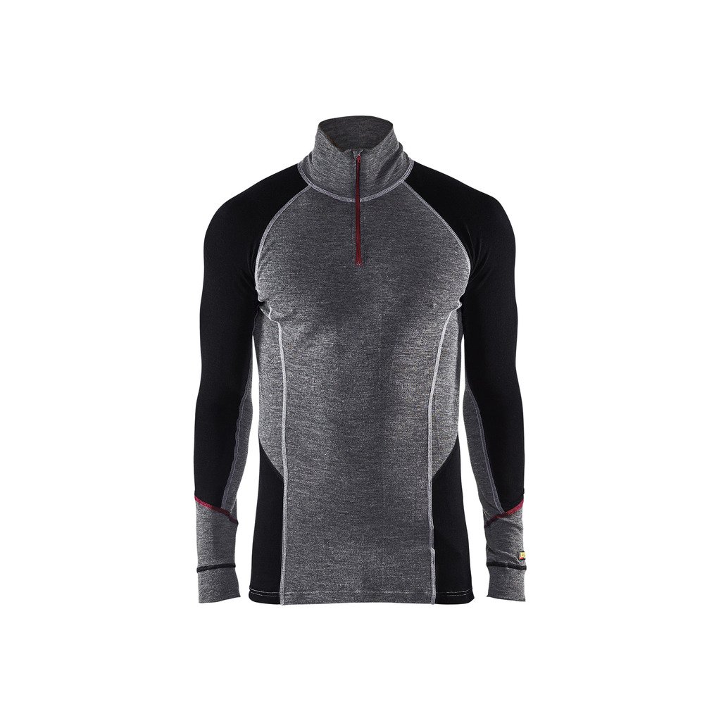 [4699173696994XL] Undertøygenser med glidelås XWARM, 100% Merino (4XL)