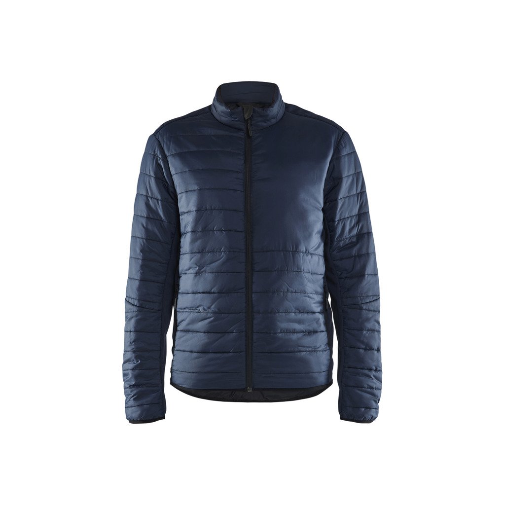 [4710203086004XL] Jakke vattert (4XL, Mørk marineblå)