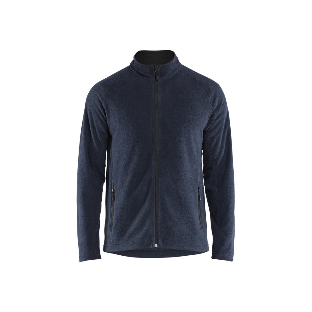 Jakke i mikrofleece (4XL, Mellomgrå)