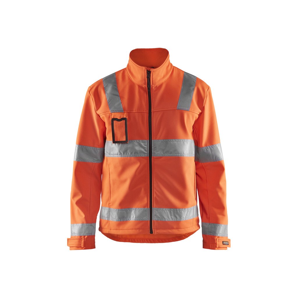 [4838251753004XL] Softshelljakke Varsel (4XL, Oransje)