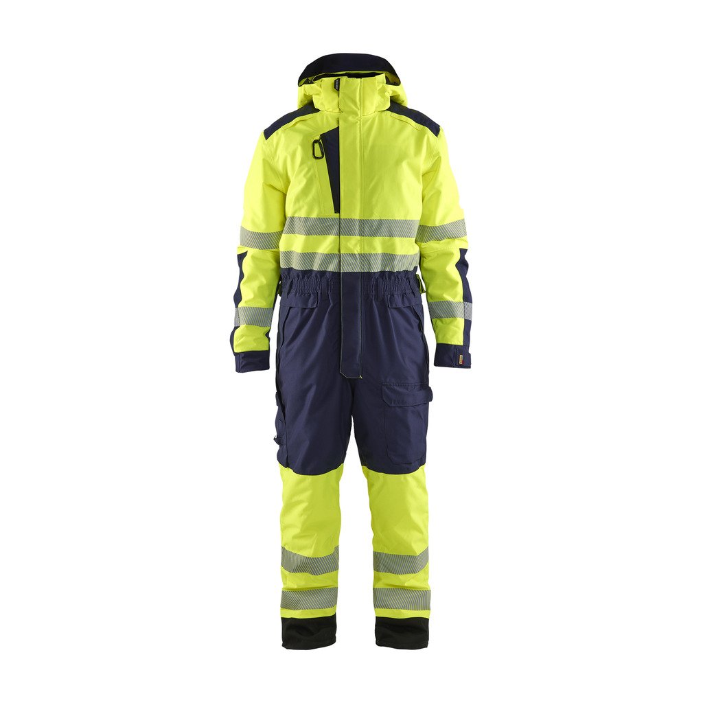 [6725197753894XL] Vinterkjeledress Varsel (4XL, Oransje/Marineblå)