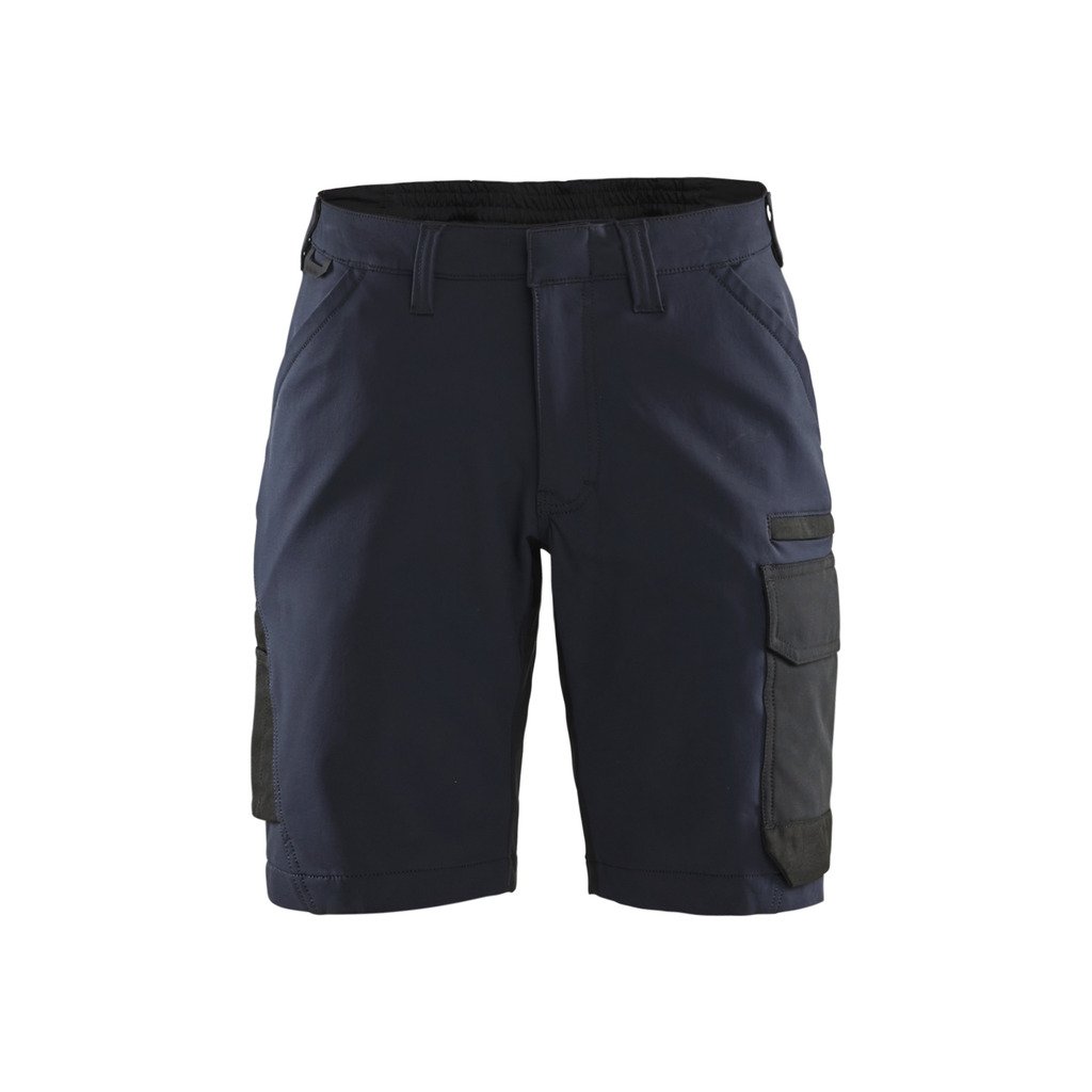 [712316458699C32] Serviceshorts 4-veisstretch Dame (C32, Mørk marineblå/Svart)