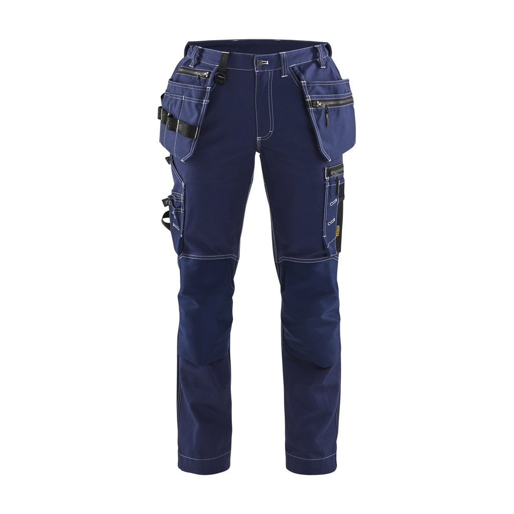 [713013708800C32] Håndverksbukse Stretch Dame (C32, Marineblå)