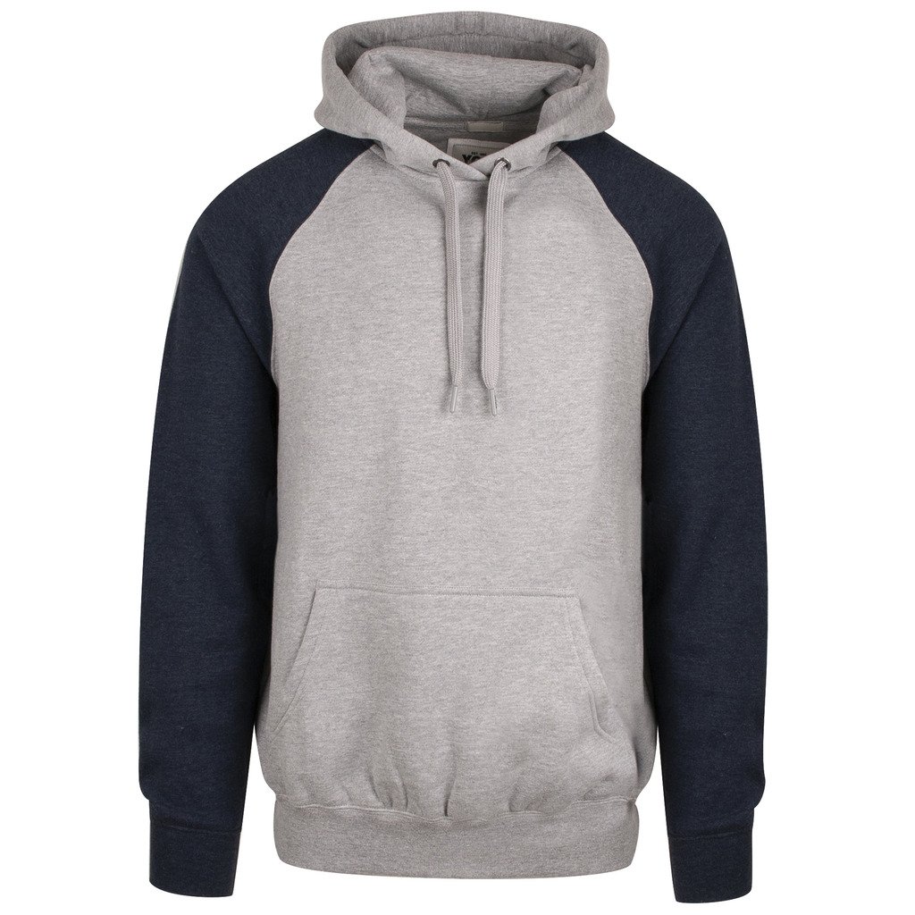 [3852-14346] Harlem raglan (L, Gråmelert/Marinemelert)