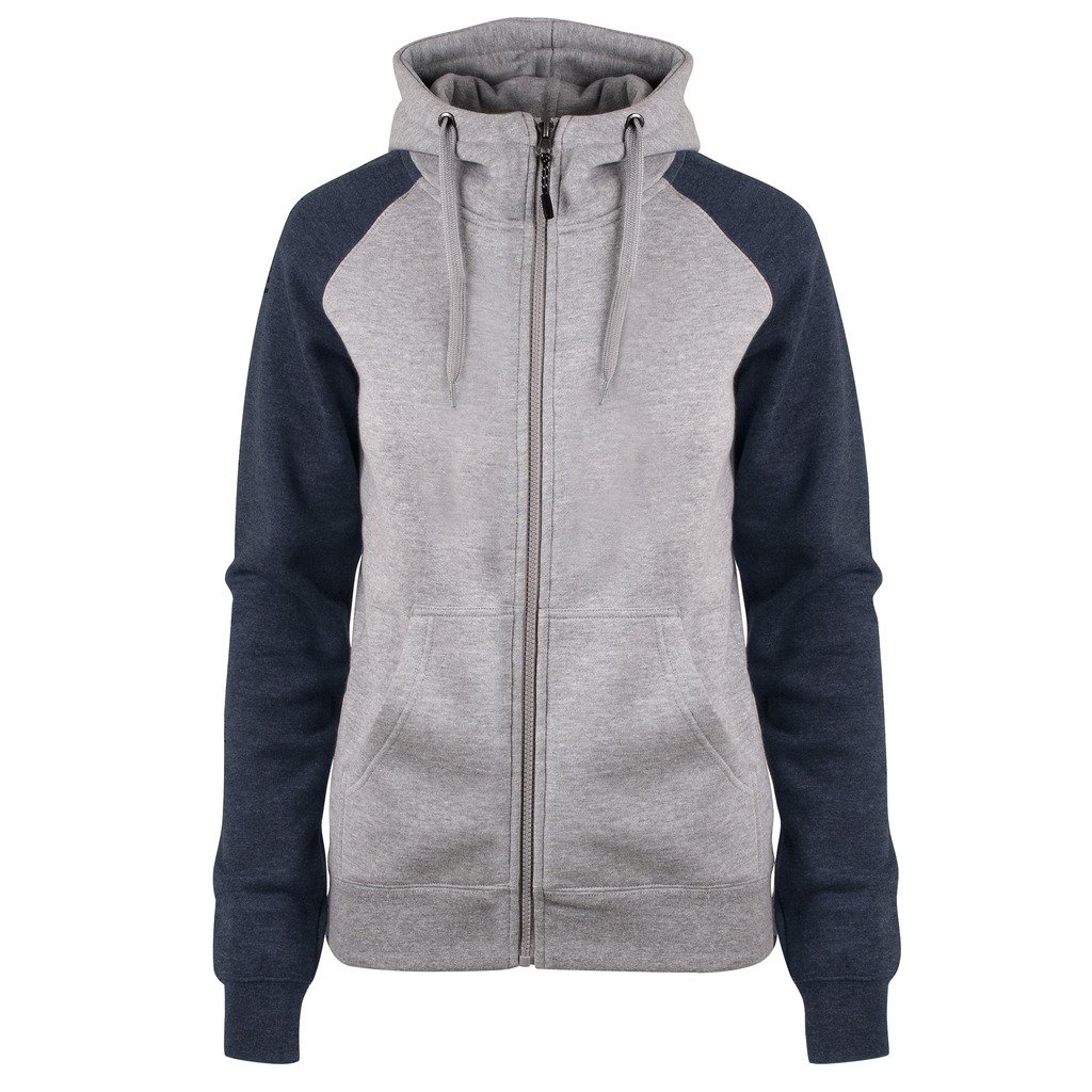 [3982-14346] Katherine raglan (L, Gråmelert/Marinemelert)