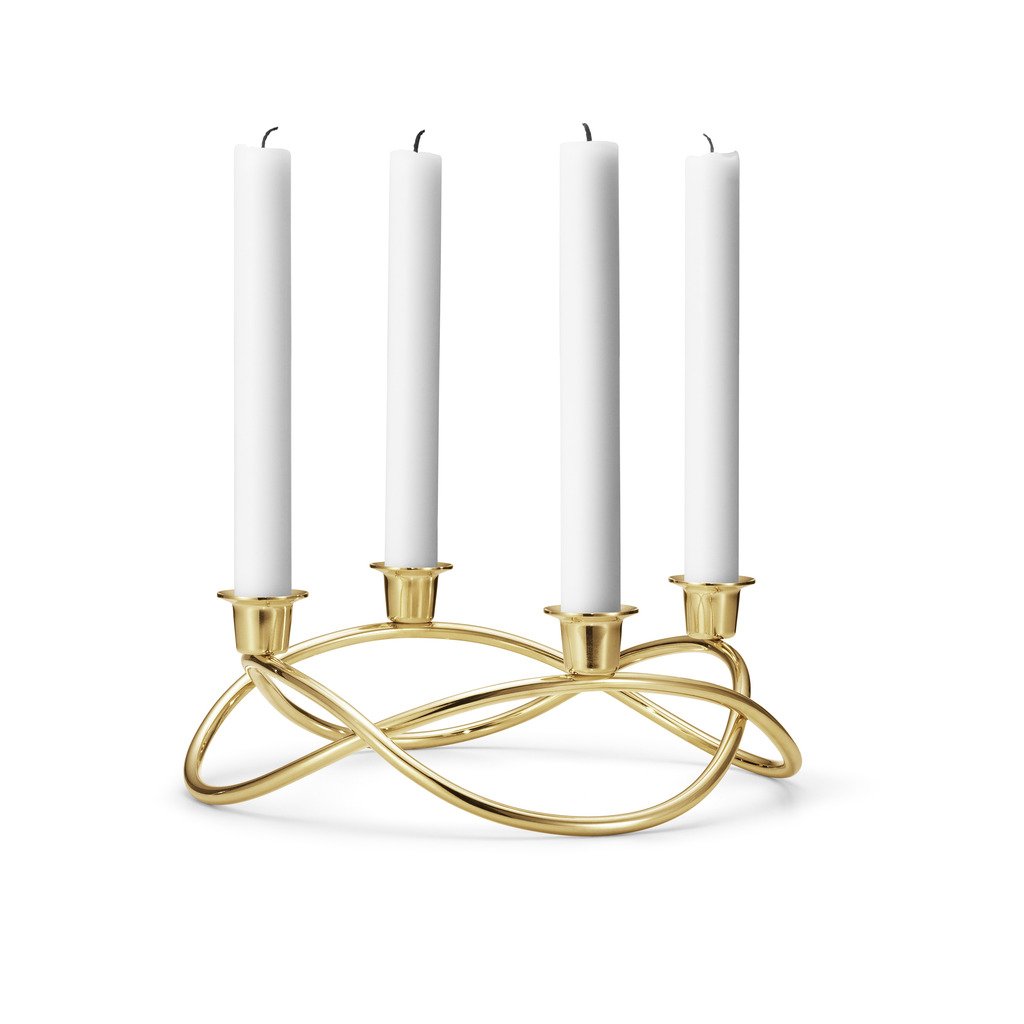 [FIGJ3586480-68595] Season candleholder gold plated