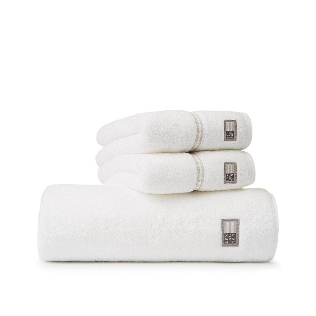 [LX10082100-WGMCF] Lexington Hotel Towel (50x70 cm, White/Beige)