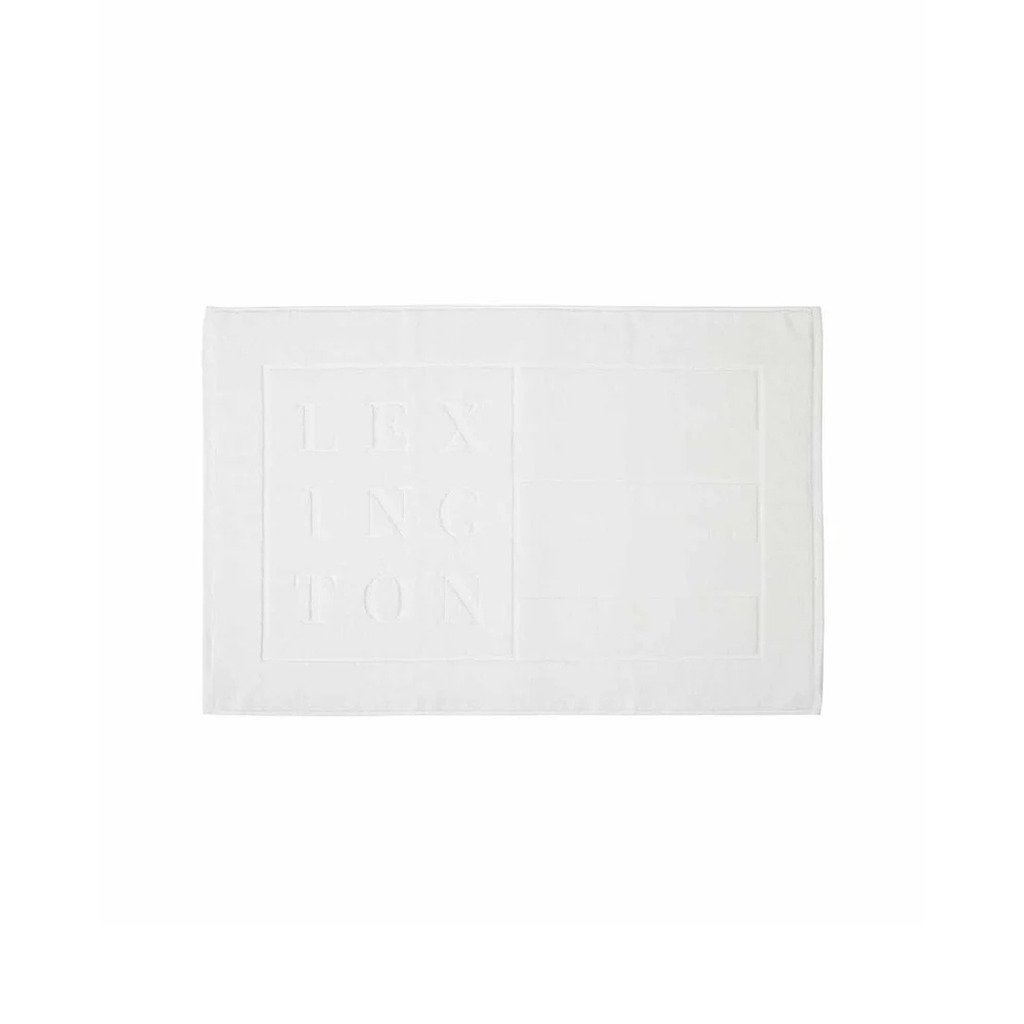 [LX10082202-WEZ95] LEXINGTON HOTEL BATHRUG (White)