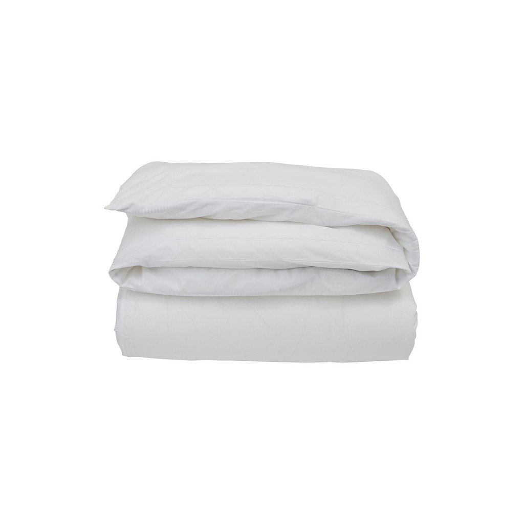 Hotel Percale Duvet (140x200 cm, White/Beige)