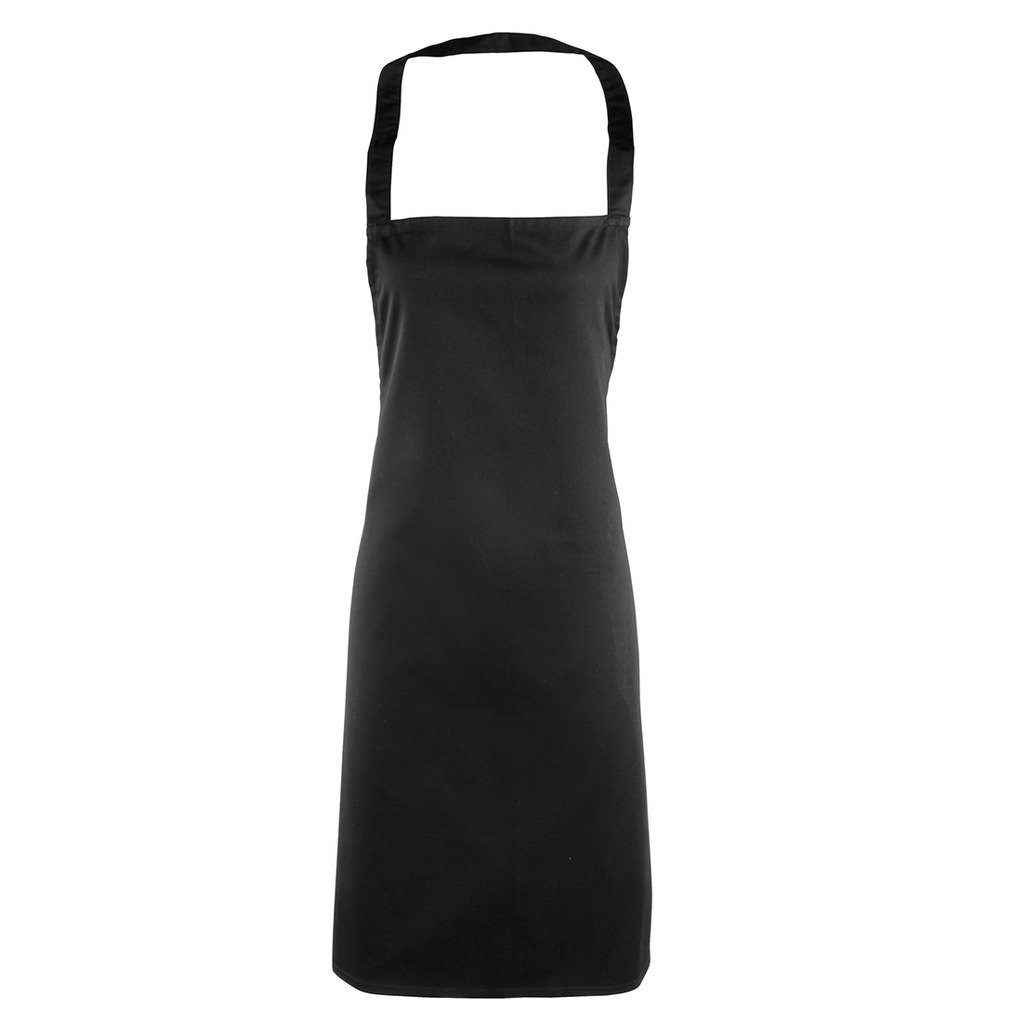 [P165-19995] Essential Bib Apron (Sort)