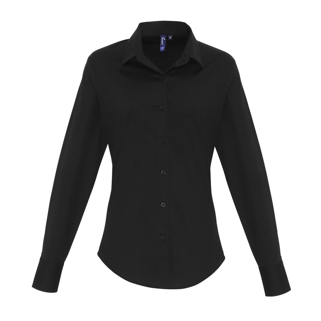 Ladies Stretch Fit L/S