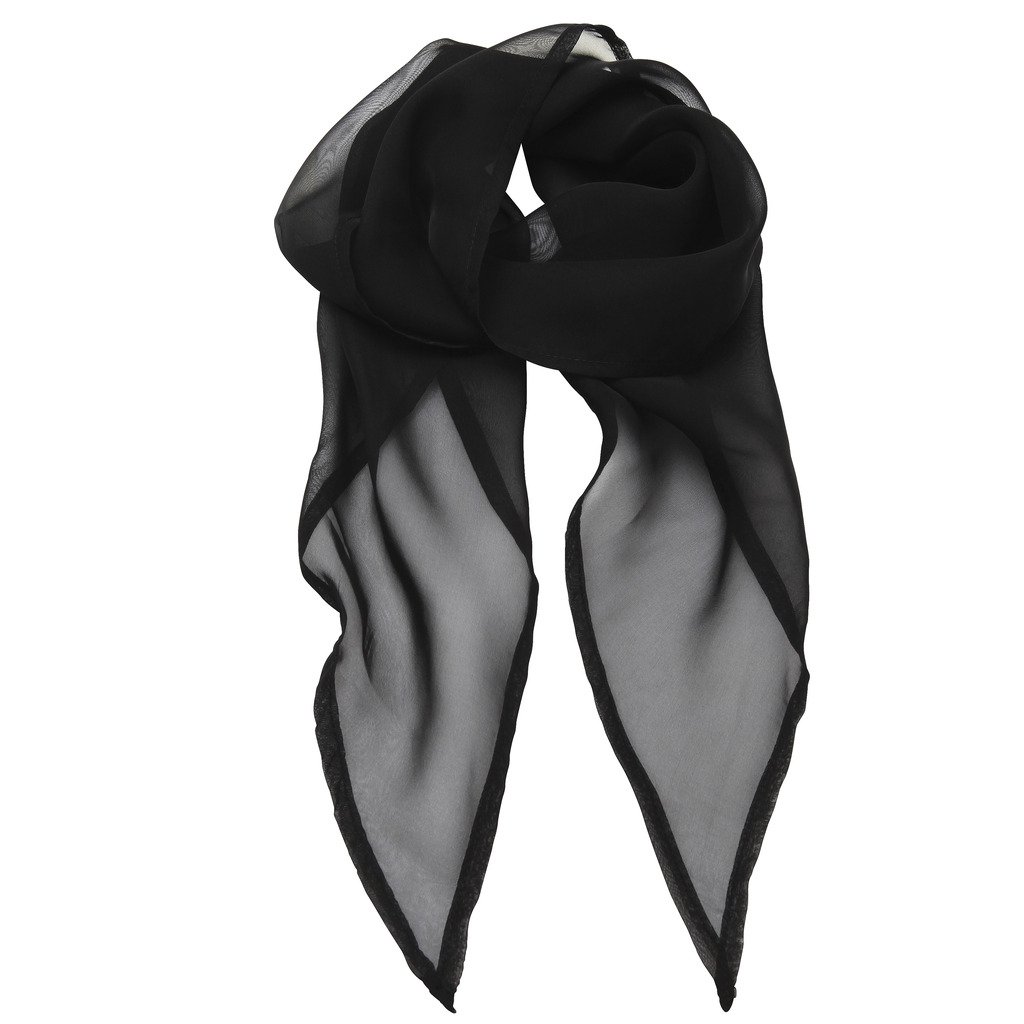 [P740-19995] Chiffon Scarf (Sort)