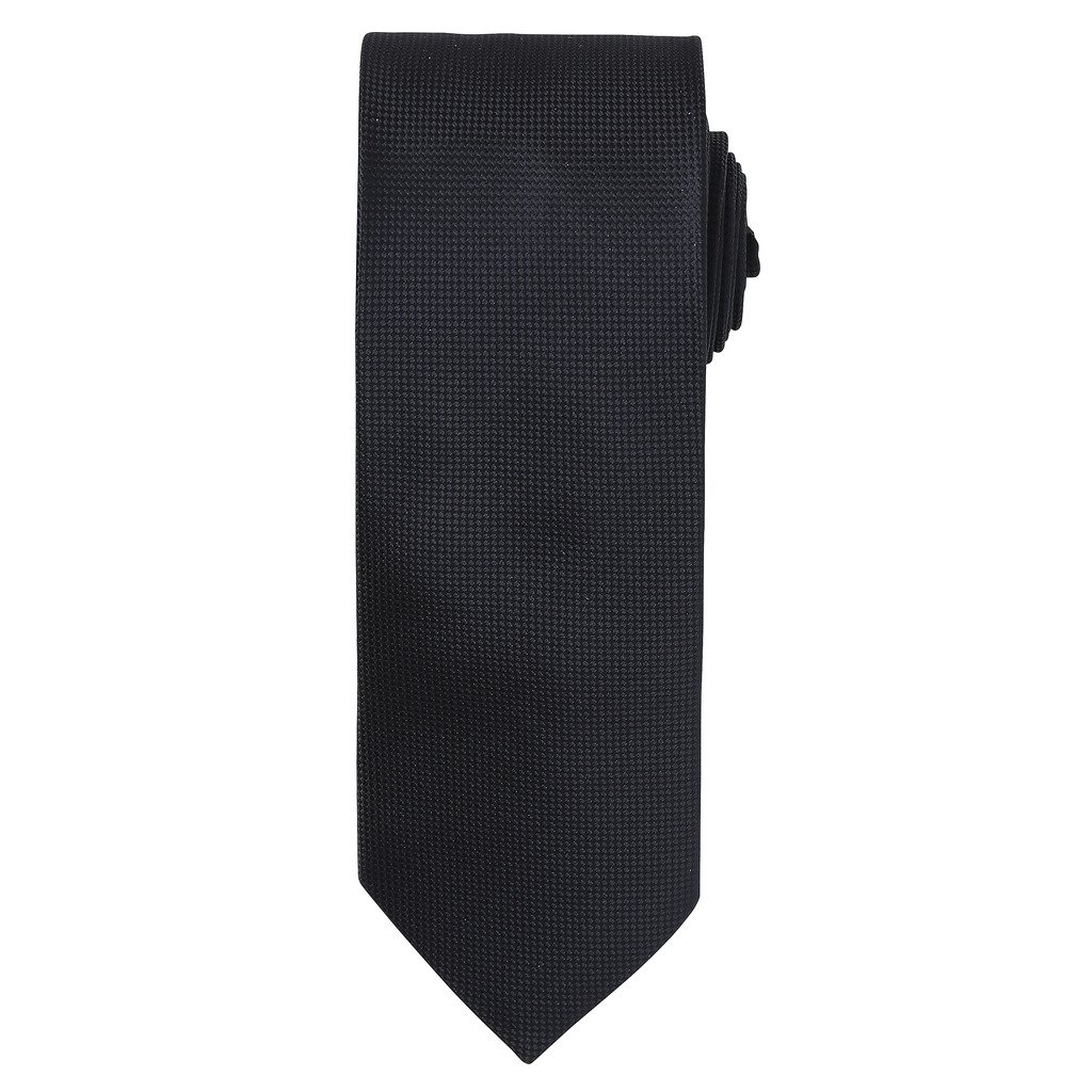 [P780-19995] Micro Waffle Tie (Sort)