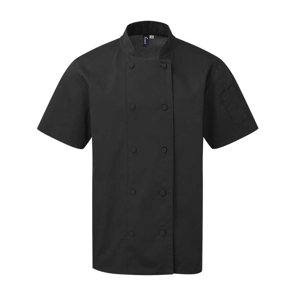 [P902-19952] Coolchecker S/S Jacket (3XL, Sort)