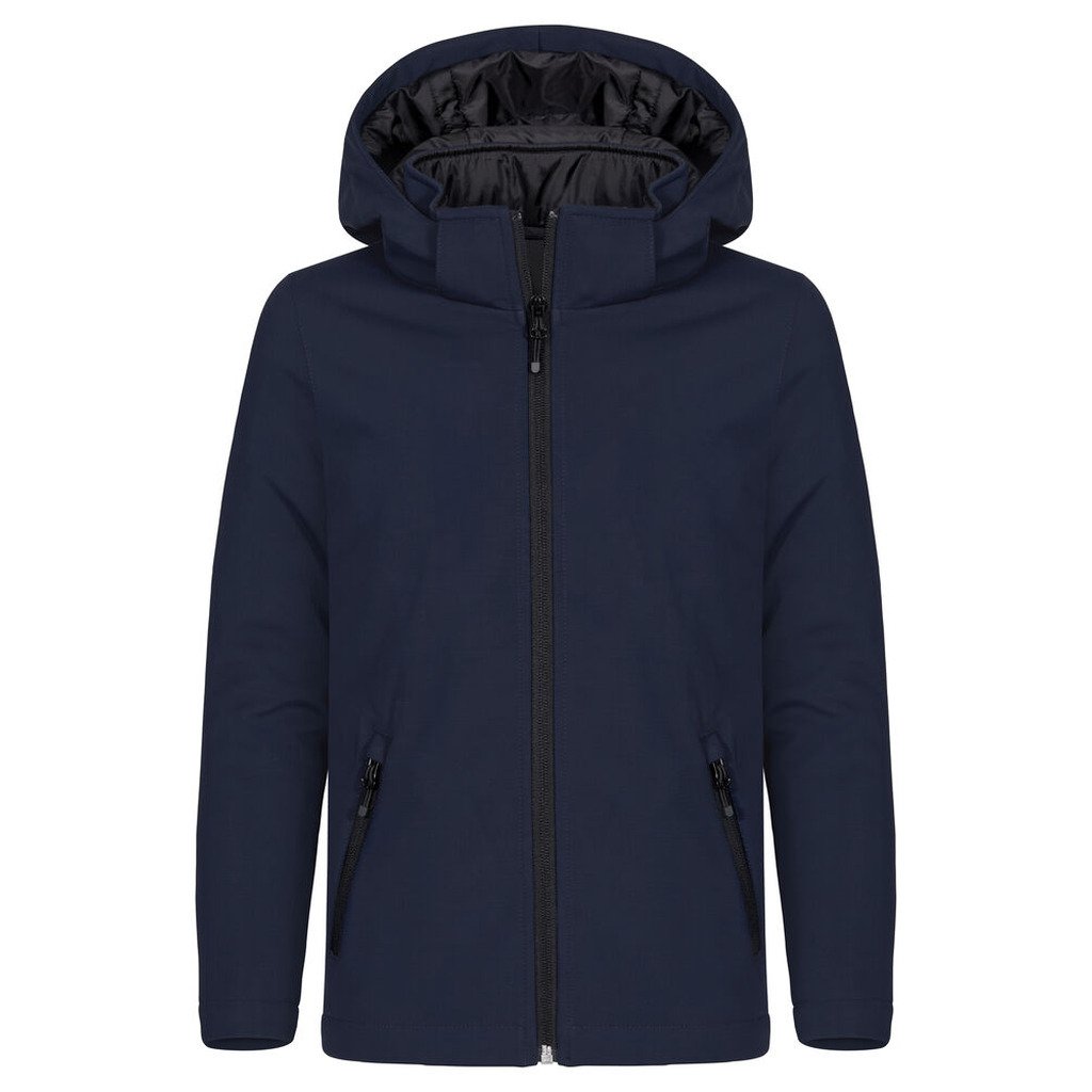 Padded Hoody Softshell Junior (110/120, Black)