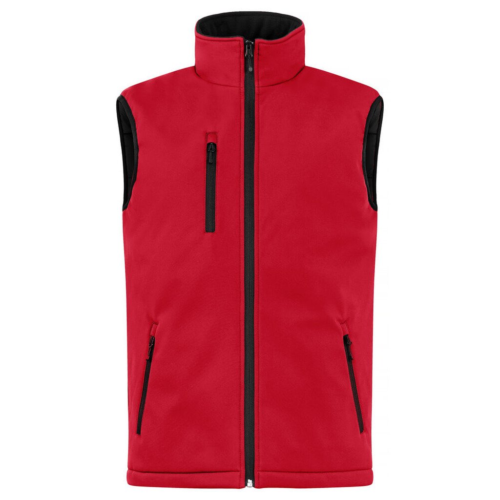 Padded Softshell Vest (3XL, Black)