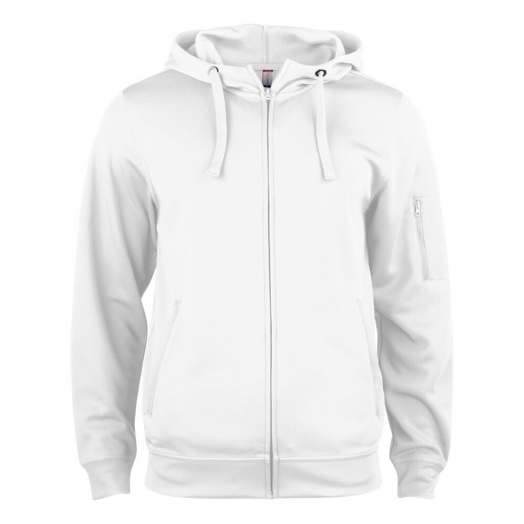 [021014-00-9] Basic Active Hoody FZ (3XL, White)