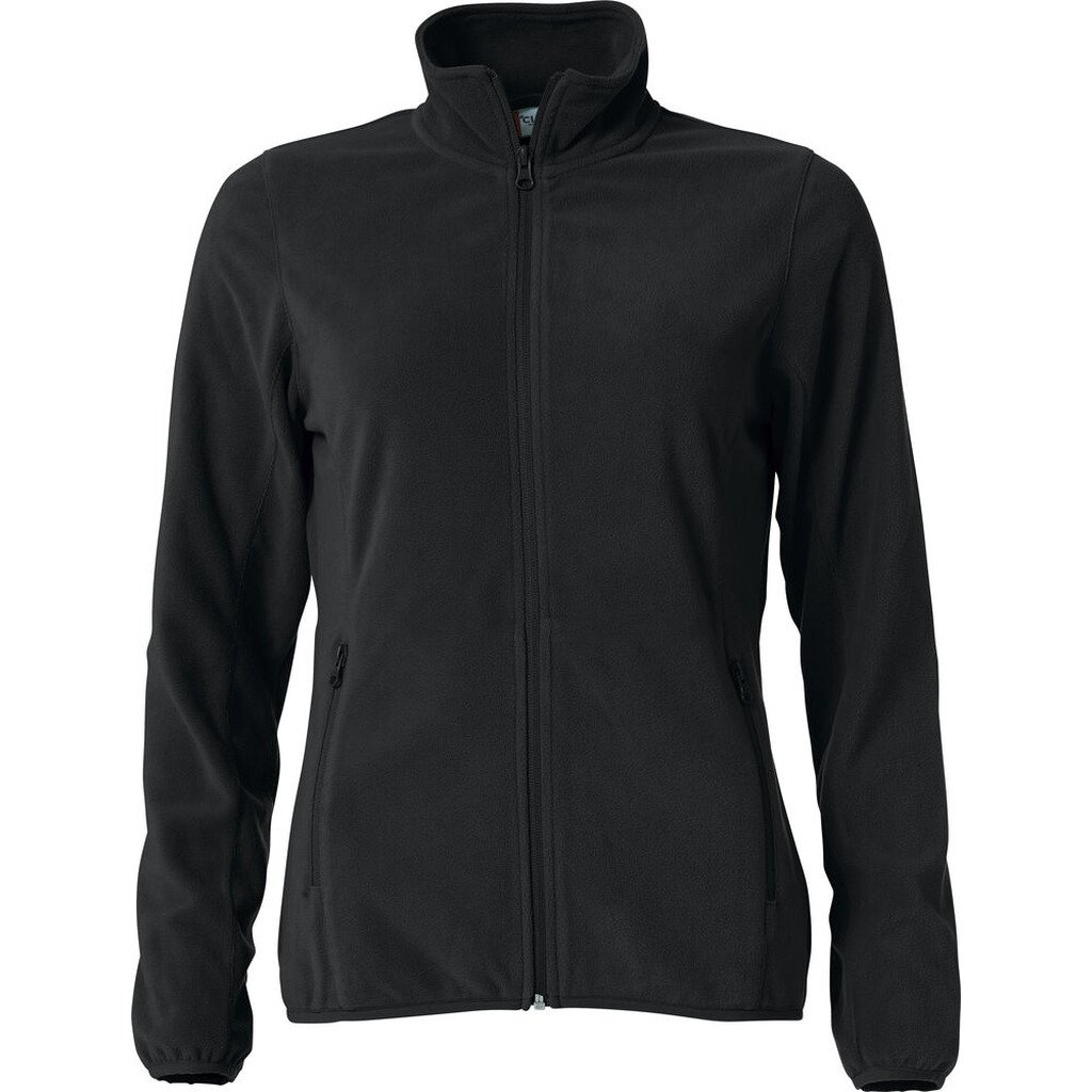 [023915-99-6] Basic Micro Fleece Jacket Ladies (L, Black)