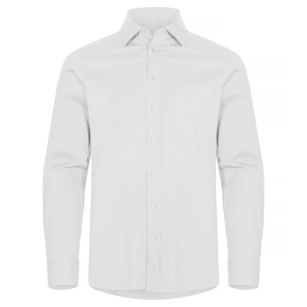 Stretch Shirt LS (3XL, White)