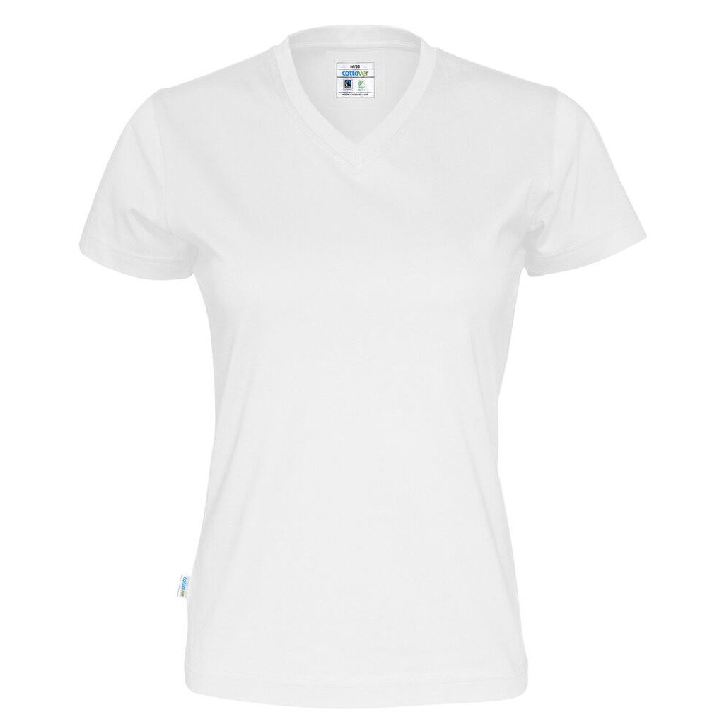 T-shirt V-neck Lady (GOTS)