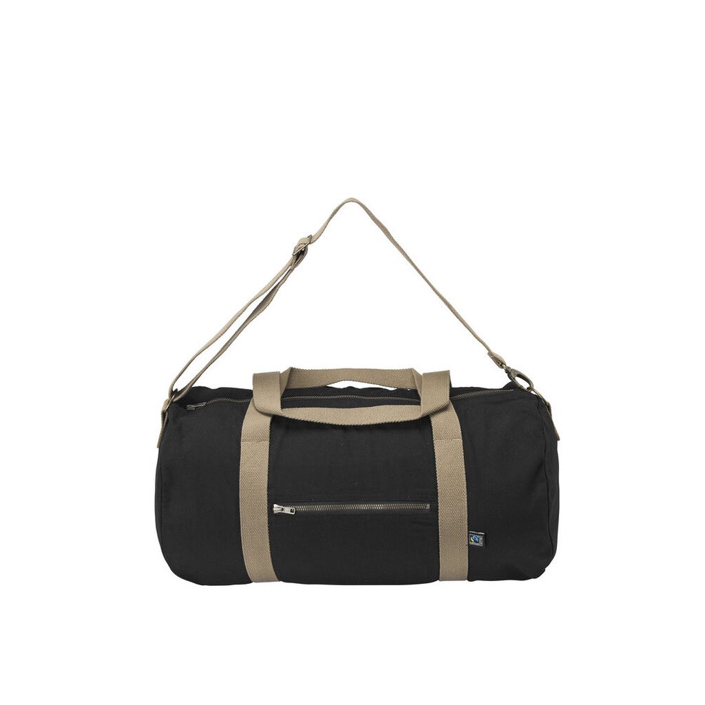 [141034-990-0] Canvas Dufflebag (GOTS) (Black)
