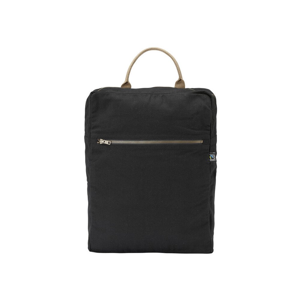 [141039-990-0] Canvas Daypack (GOTS) (Black)