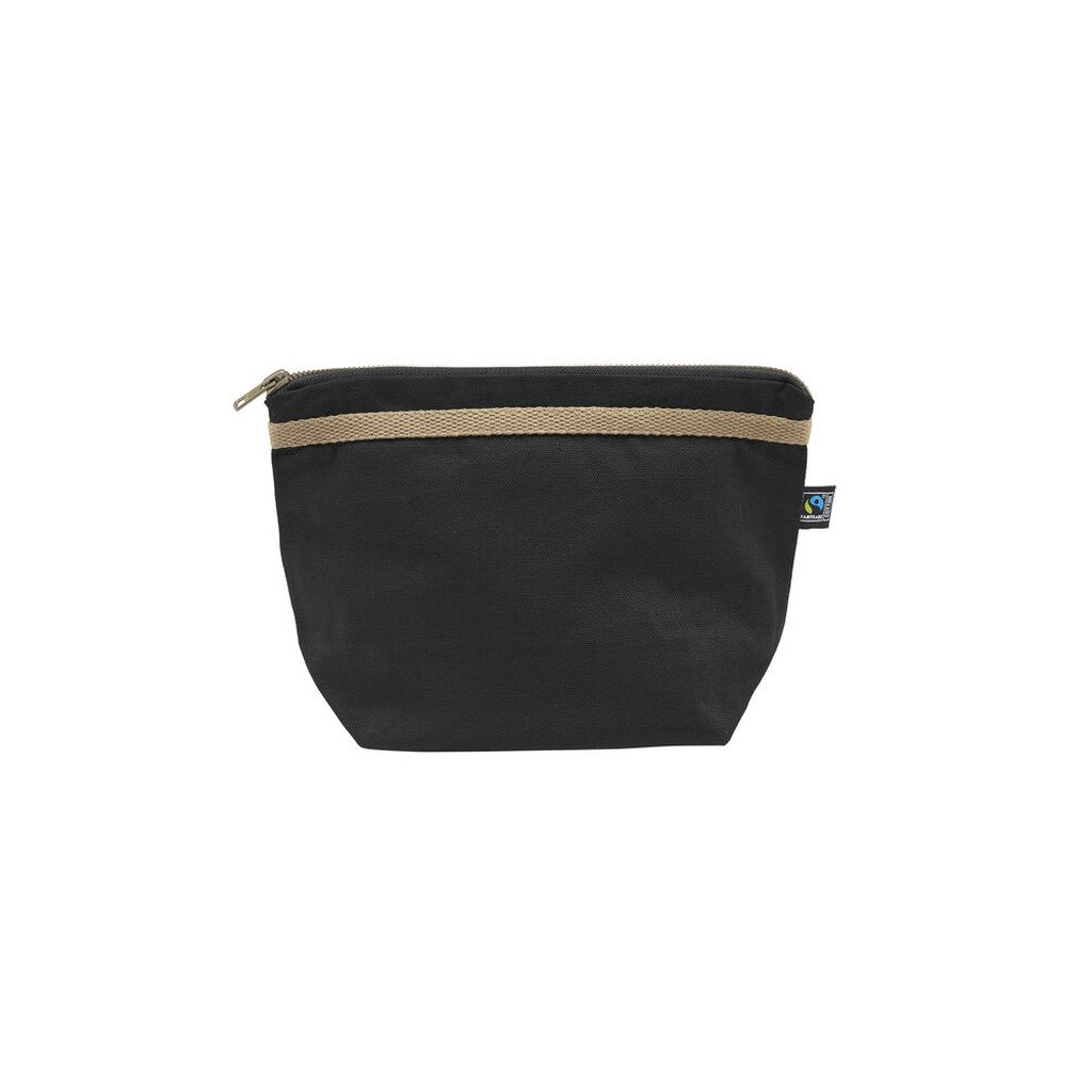 [141041-990-0] Canvas Toilet Case (GOTS) (Black)