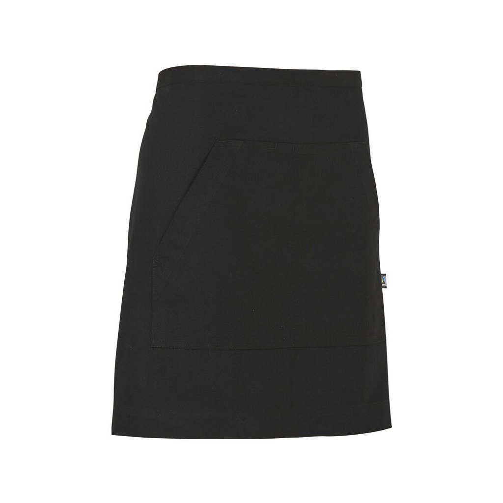 [141045-990-0] Waist Apron Short (GOTS) (Black)