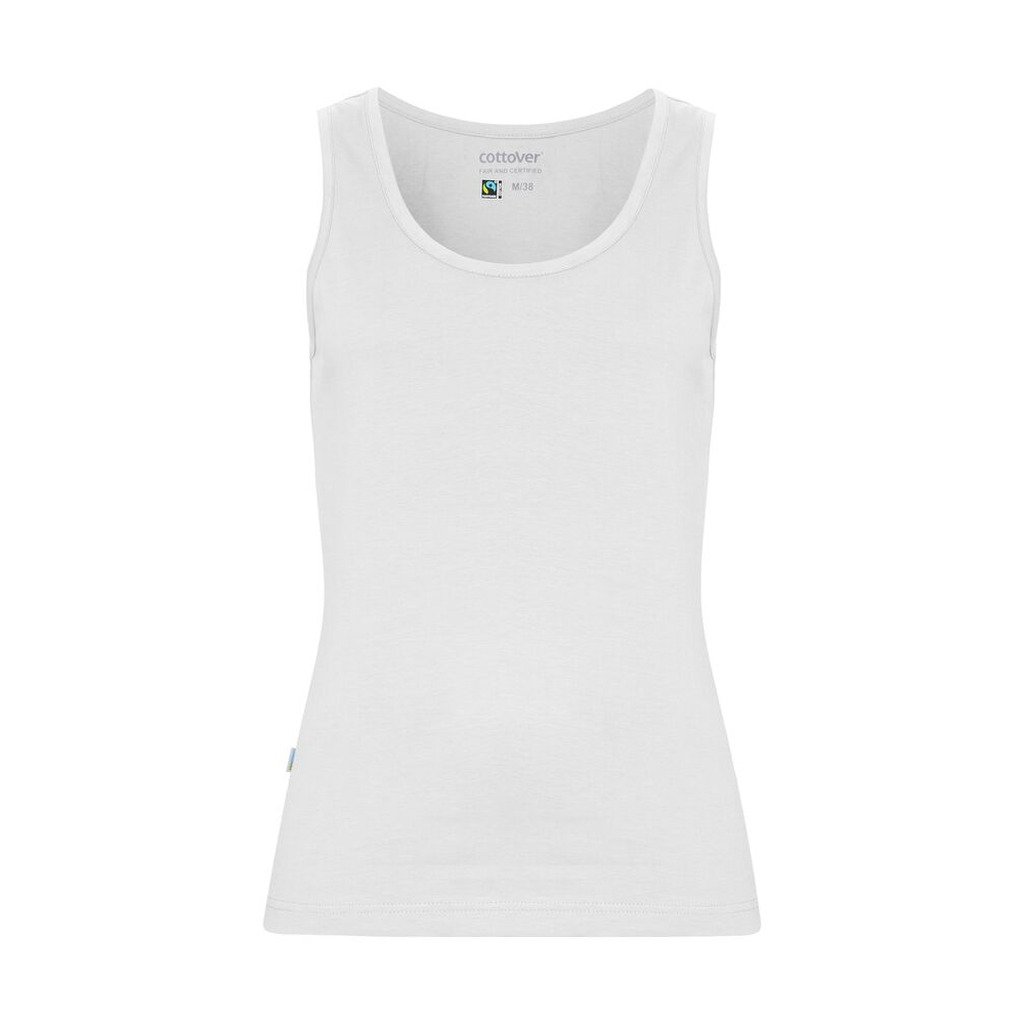 [141057-100-6] Tanktop Lady (GOTS) (L, White)