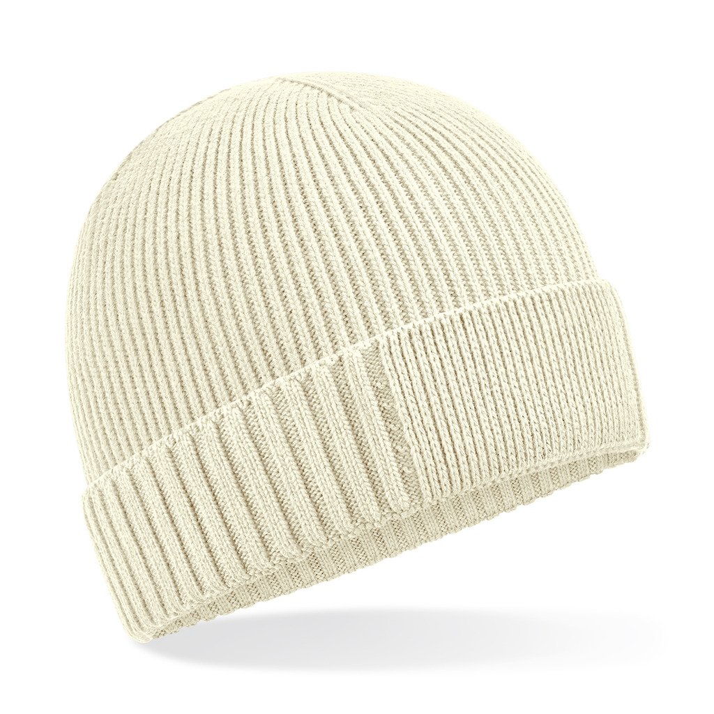 Organic Cotton engineered patch beanie