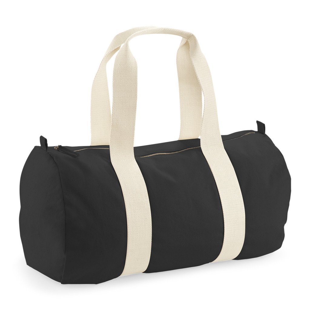 [BBW814-11R95] EarthAware® Organic Barrel Bag (Black)