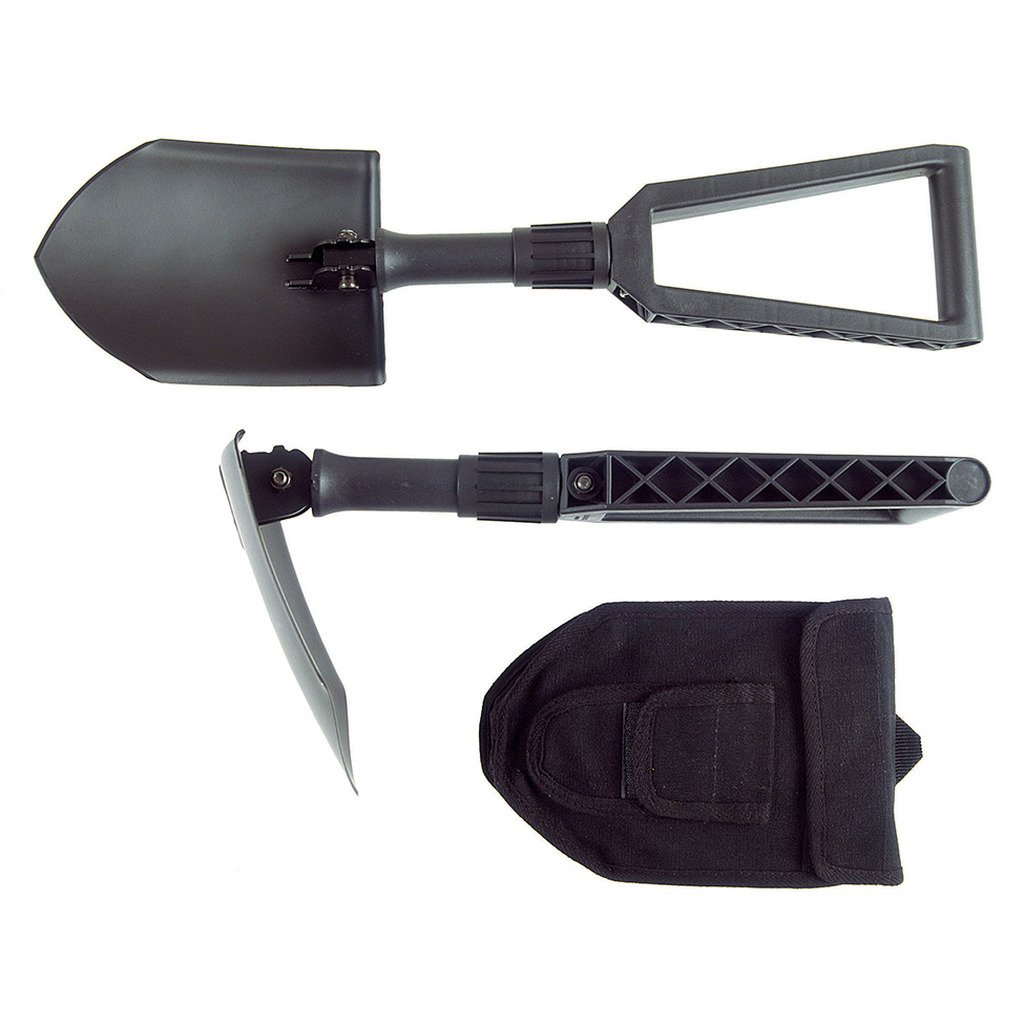Sammenleggbar spade m/hylster
