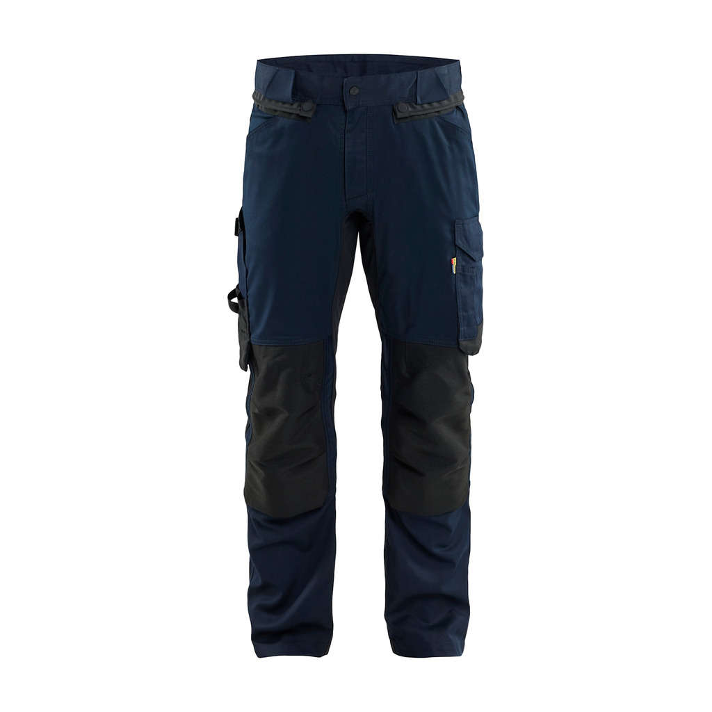 [176518328600C146] Håndverksbukse Stretch ToolRig™ (C146, Mørk marineblå)